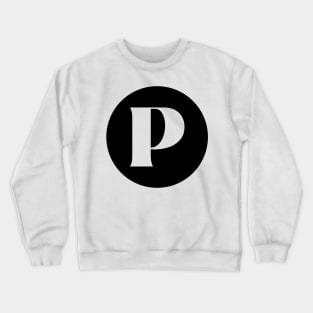 P (Letter Initial Monogram) Crewneck Sweatshirt